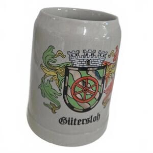 Gütersloh Stein / Vintage / Collectible Beer Mug with Crest